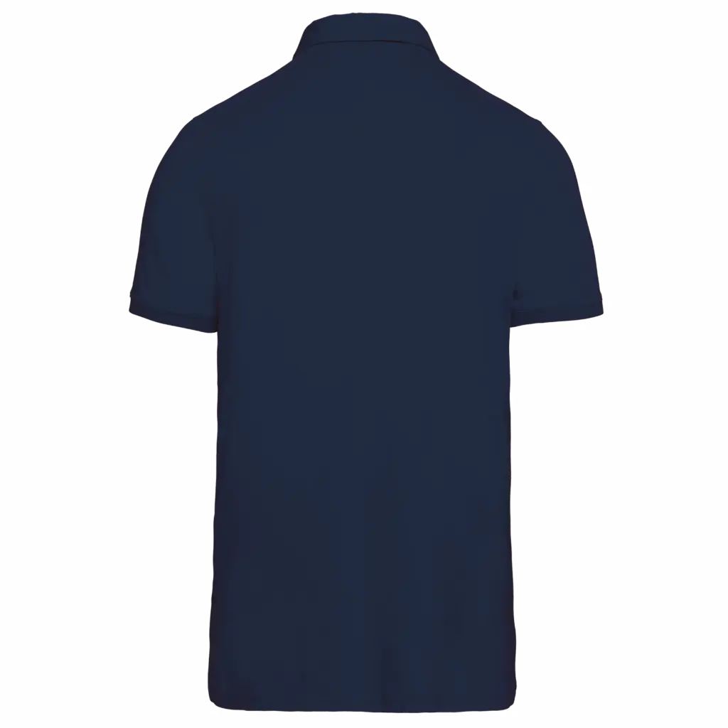 PS_K262-B_NAVY - Hidalgo-werbeartikel Herenpolo korte mouwen van jersey, navy — productfoto 30