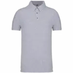 PS_K262_OXFORDGREY - Hidalgo-werbeartikel Herenpolo korte mouwen van jersey, oxford grey — productfoto 32