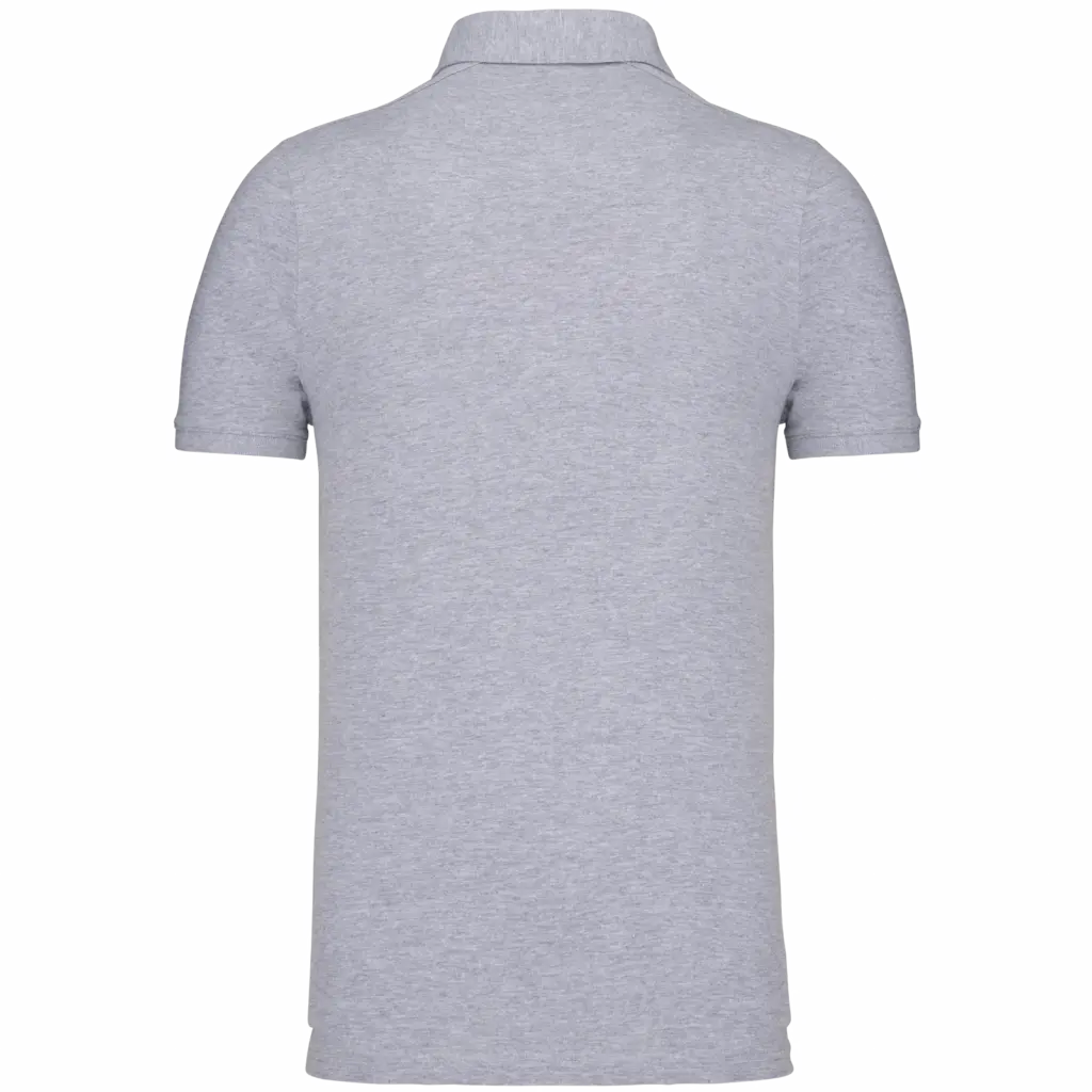 PS_K262-B_OXFORDGREY - Hidalgo-werbeartikel Herenpolo korte mouwen van jersey, oxford grey — productfoto 33