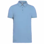 PS_K262_SKYBLUE - Hidalgo-werbeartikel Herenpolo korte mouwen van jersey, sky blue — productfoto 41