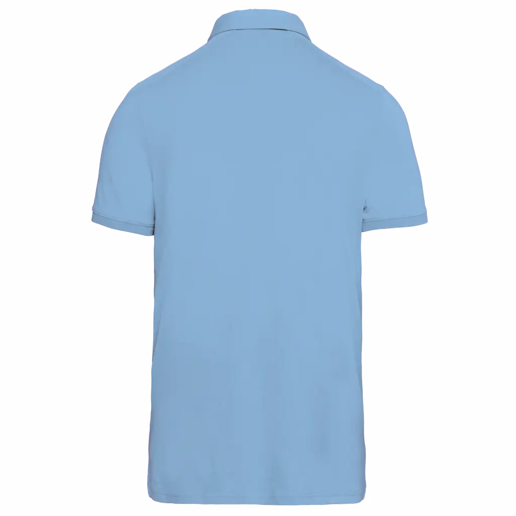 PS_K262-B_SKYBLUE - Hidalgo-werbeartikel Herenpolo korte mouwen van jersey, sky blue — productfoto 42