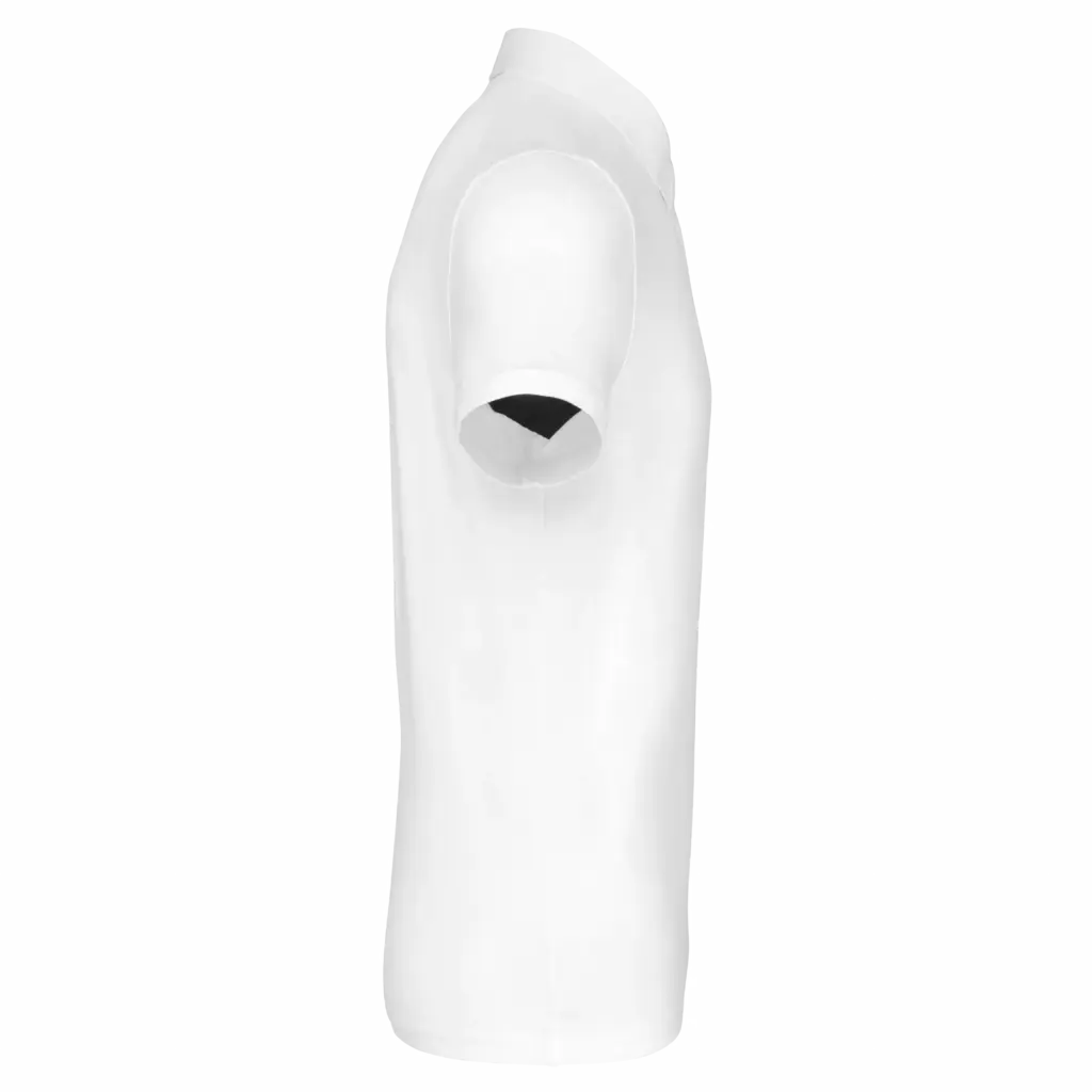 PS_K262-S_WHITE - Hidalgo-werbeartikel Herenpolo korte mouwen van jersey, white — productfoto 43
