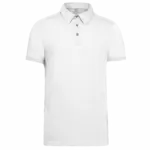 PS_K262_WHITE - Hidalgo-werbeartikel Herenpolo korte mouwen van jersey, white — productfoto 44