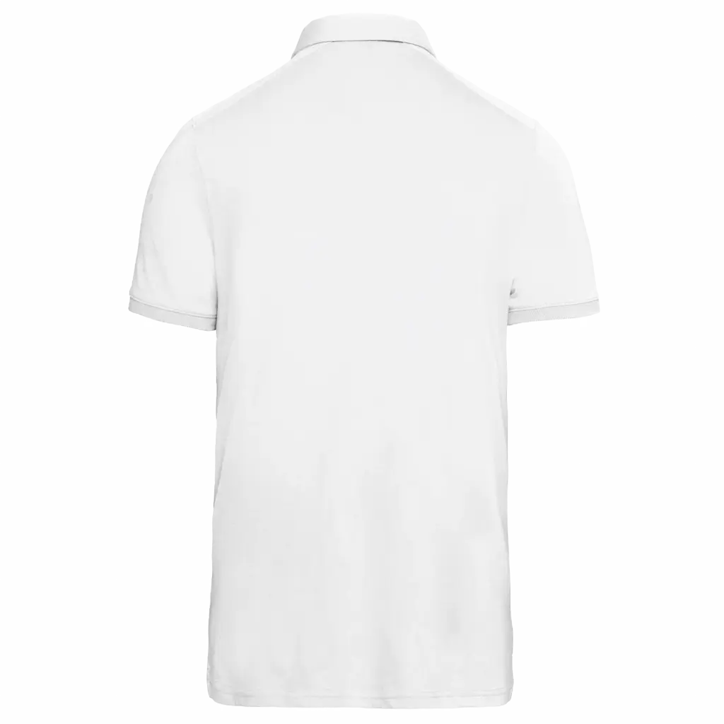 PS_K262-B_WHITE - Hidalgo-werbeartikel Herenpolo korte mouwen van jersey, white — productfoto 45