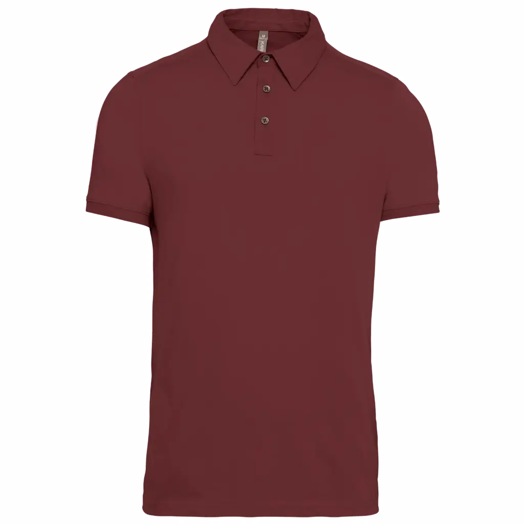 PS_K262_WINE - Hidalgo-werbeartikel Herenpolo korte mouwen van jersey, wine — productfoto 47