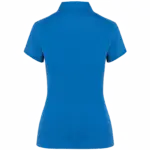 Damespolo korte mouwen van jersey, light royal blue — productfoto 18