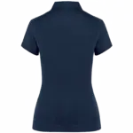 Damespolo korte mouwen van jersey, navy — productfoto 21