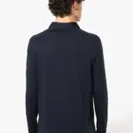 Herenpolo lange mouwen van jersey — productfoto 2