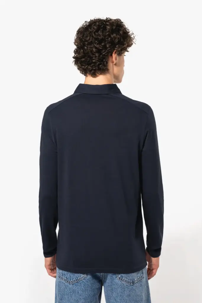 K264-5_2026 - Hidalgo-werbeartikel Herenpolo lange mouwen van jersey — productfoto 2
