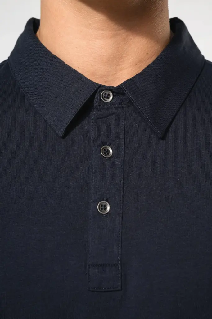K264-7_2026 - Hidalgo-werbeartikel Herenpolo lange mouwen van jersey — productfoto 3