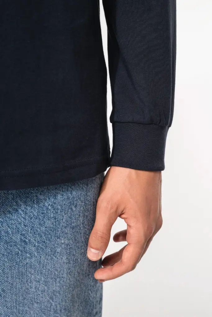 K264-6_2026 - Hidalgo-werbeartikel Herenpolo lange mouwen van jersey — productfoto 4