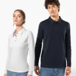 Herenpolo lange mouwen van jersey — productfoto 10