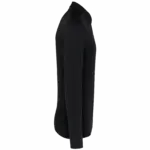 PS_K264-S_BLACK - Hidalgo-werbeartikel Herenpolo lange mouwen van jersey, black — productfoto 14