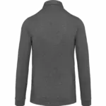 PS_K264-B_GREYHEATHER - Hidalgo-werbeartikel Herenpolo lange mouwen van jersey, grey heather — productfoto 19
