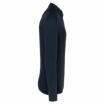 PS_K264-S_NAVY - Hidalgo-werbeartikel Herenpolo lange mouwen van jersey, navy — productfoto 20