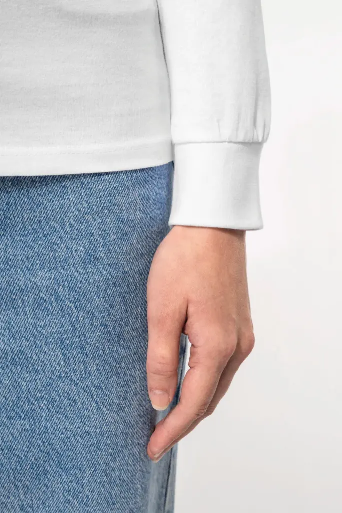 Damespolo lange mouwen van jersey — productfoto 4