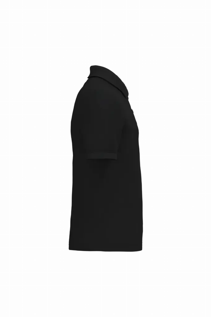 Kinderpolo met korte mouwen, black — productfoto 14
