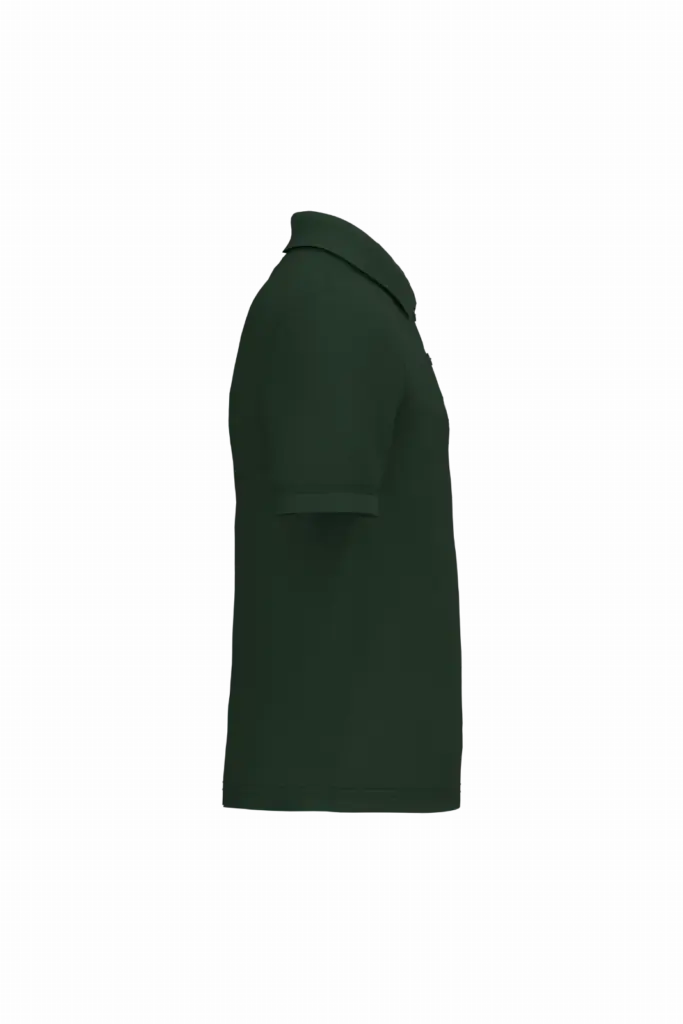 Kinderpolo met korte mouwen, forest green — productfoto 17