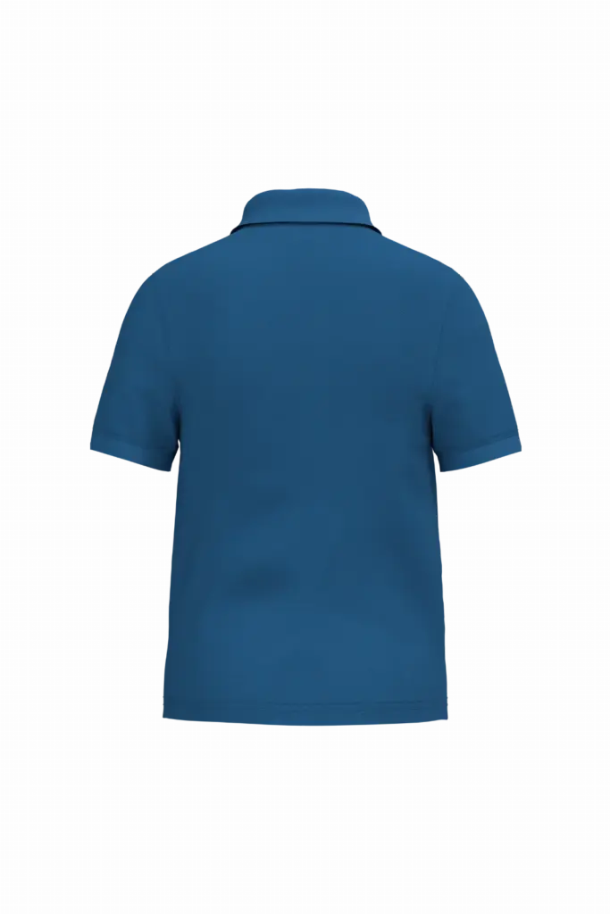 Kinderpolo met korte mouwen, light royal blue — productfoto 22