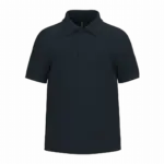 Kinderpolo met korte mouwen, navy — productfoto 24