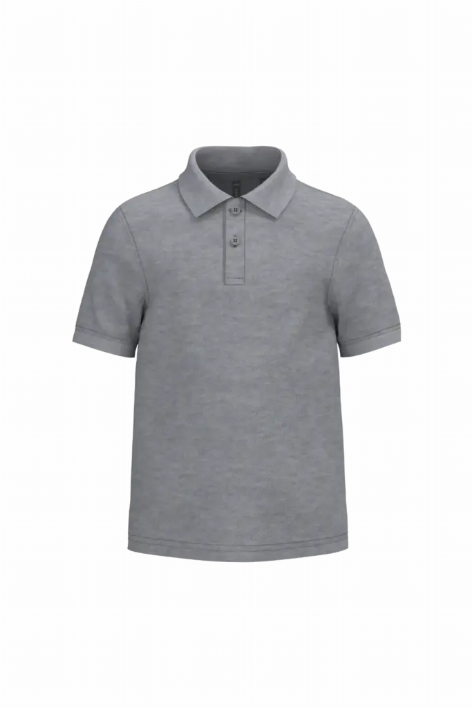 Kinderpolo met korte mouwen, oxford grey — productfoto 27