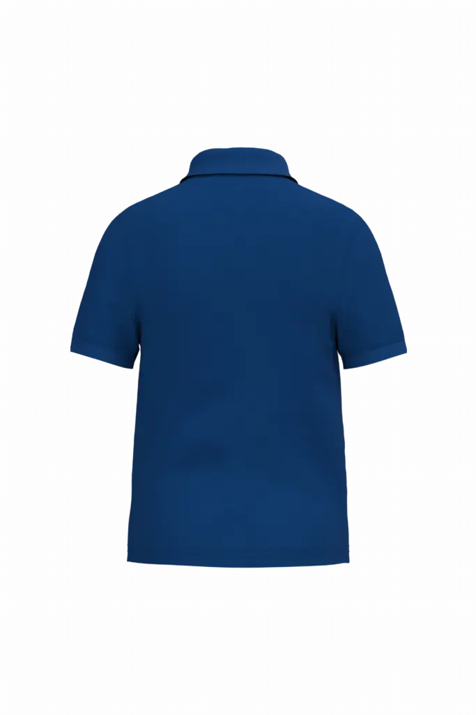 Kinderpolo met korte mouwen, royal blue — productfoto 34