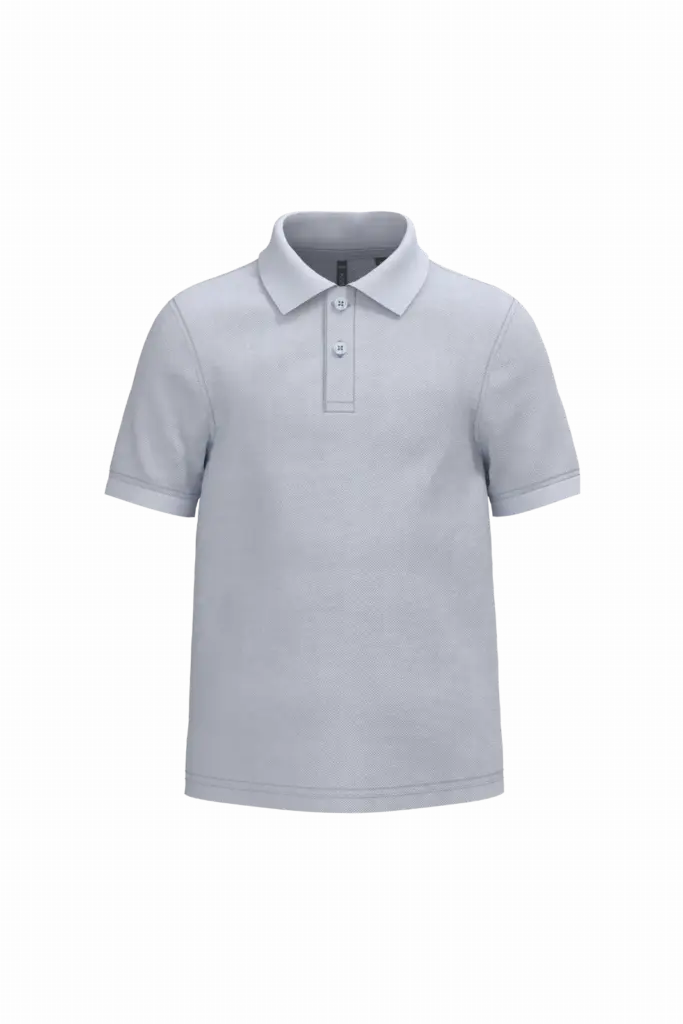 Kinderpolo met korte mouwen, white — productfoto 36