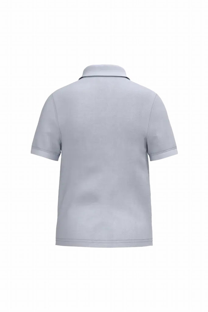 Kinderpolo met korte mouwen, white — productfoto 37