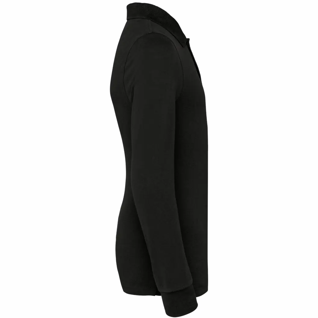 Kinderpolo lange mouwen, black — productfoto 8
