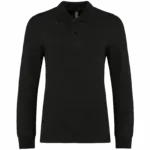 Kinderpolo lange mouwen, black — productfoto 9