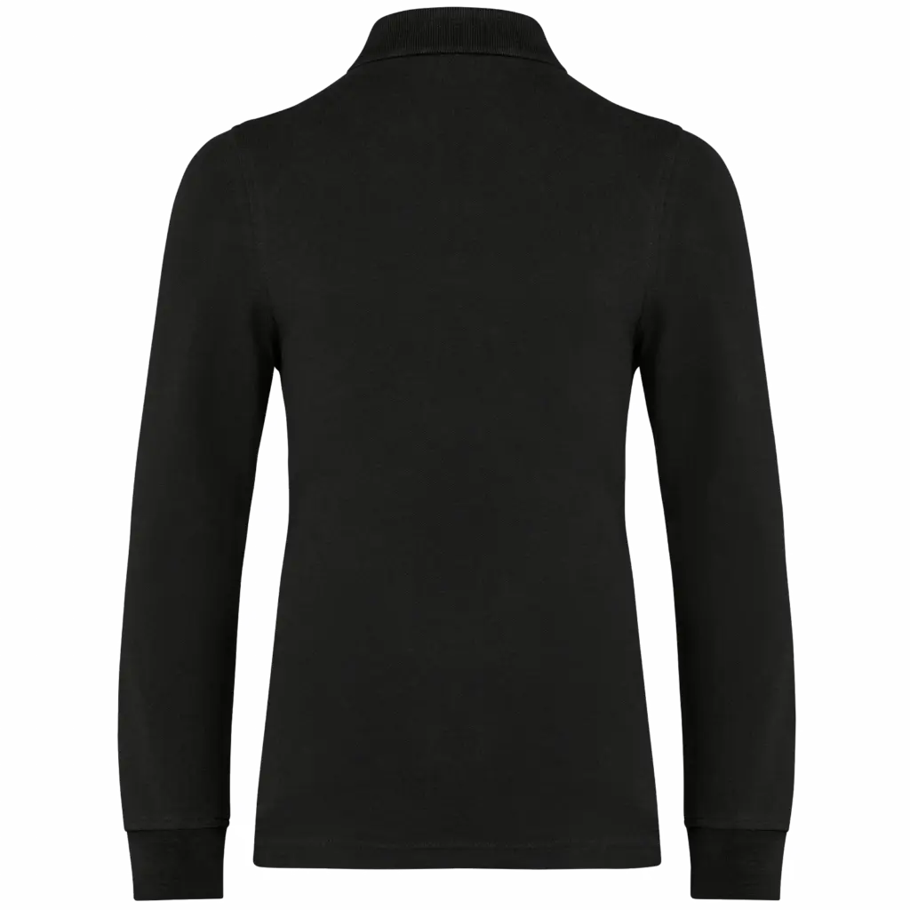 Kinderpolo lange mouwen, black — productfoto 10