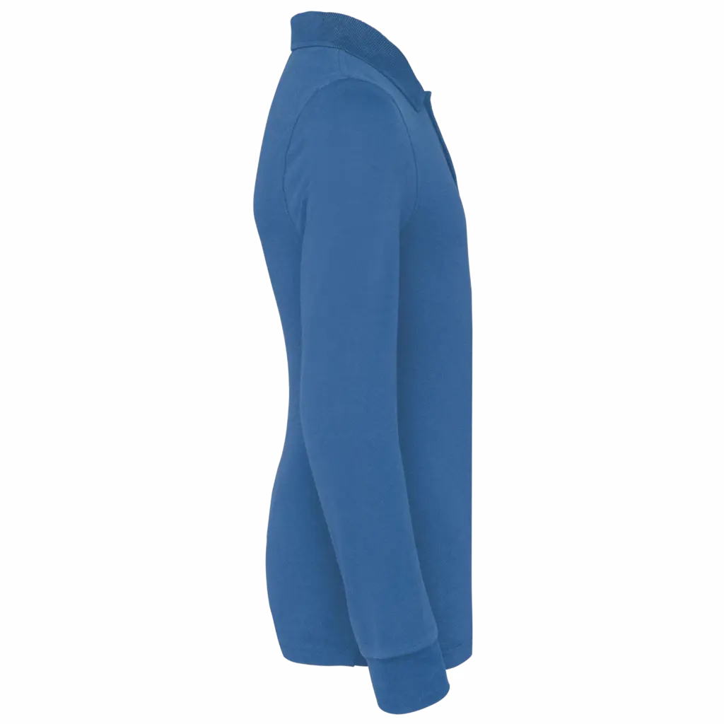 Kinderpolo lange mouwen, light royal blue — productfoto 14
