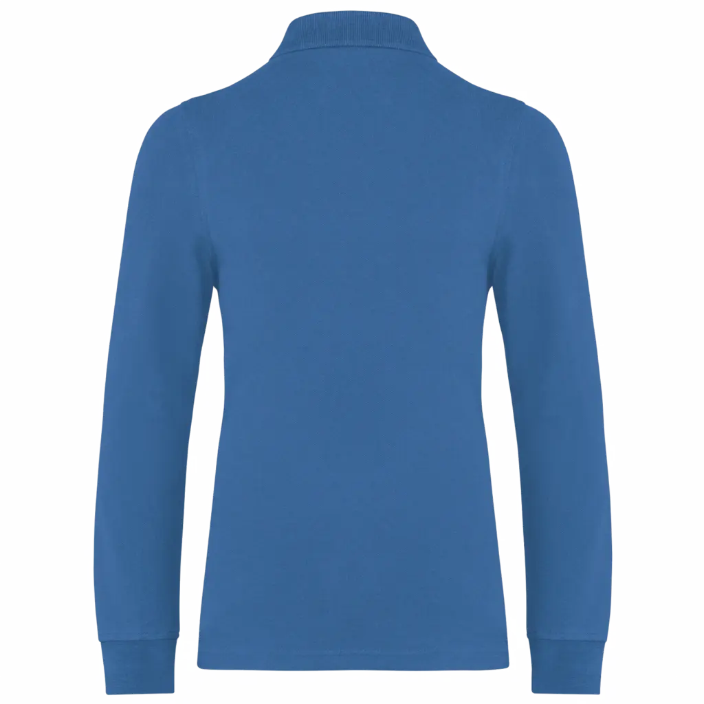 Kinderpolo lange mouwen, light royal blue — productfoto 16