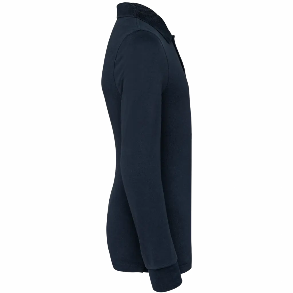 Kinderpolo lange mouwen, navy — productfoto 17