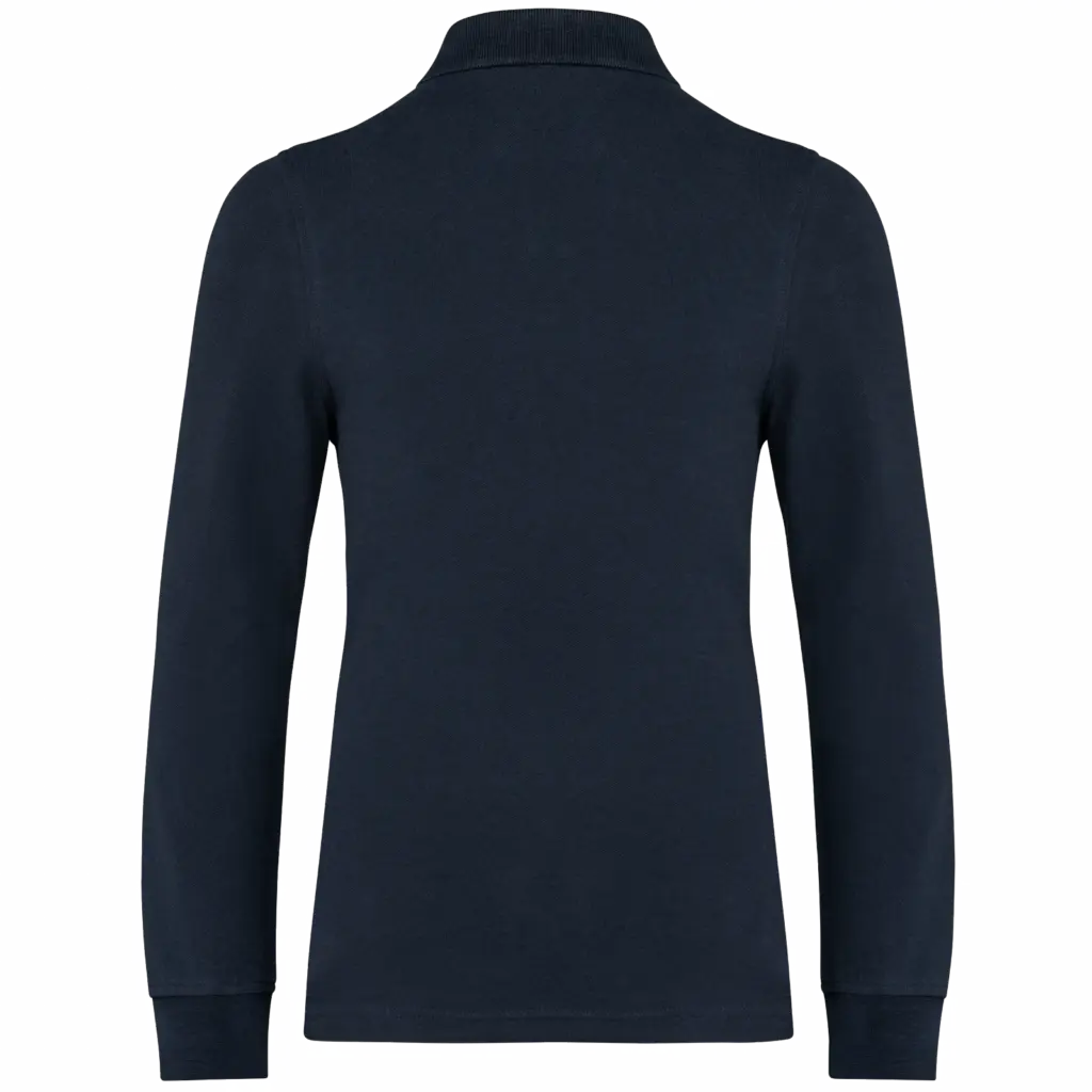 Kinderpolo lange mouwen, navy — productfoto 19