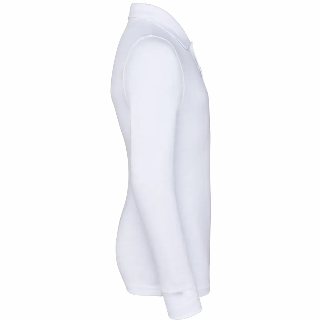 Kinderpolo lange mouwen, white — productfoto 26