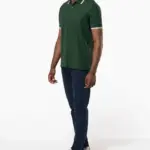 Herenpolo met korte mouwen en contrasterende bies — productfoto 8