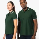 Herenpolo met korte mouwen en contrasterende bies — productfoto 15