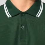 Herenpolo met korte mouwen en contrasterende bies — productfoto 17