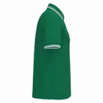 Herenpolo met korte mouwen en contrasterende bies, kelly green / white — productfoto 33