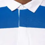 Gestreepte uniseks polo lange mouwen — productfoto 4