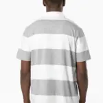 Gestreepte uniseks polo korte mouwen — productfoto 5