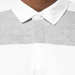 Gestreepte uniseks polo korte mouwen — productfoto 6