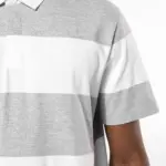 Gestreepte uniseks polo korte mouwen — productfoto 7