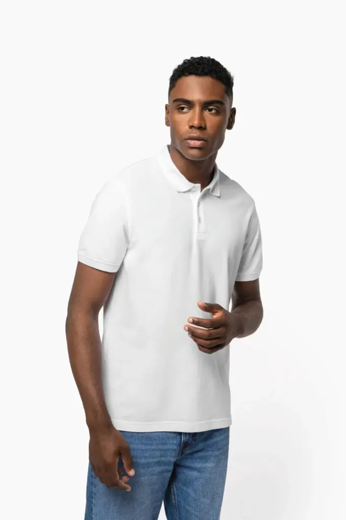 Piqué herenpolo — productfoto 4