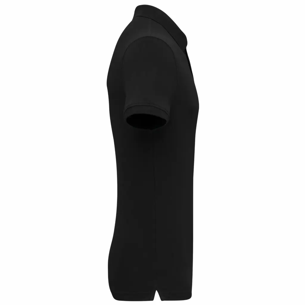 Piqué herenpolo, black — productfoto 10