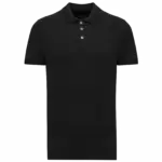 Piqué herenpolo, black — productfoto 11