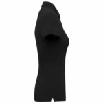 Piqué damespolo, black — productfoto 14