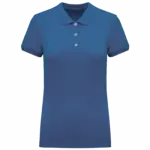 Piqué damespolo, light royal blue — productfoto 18