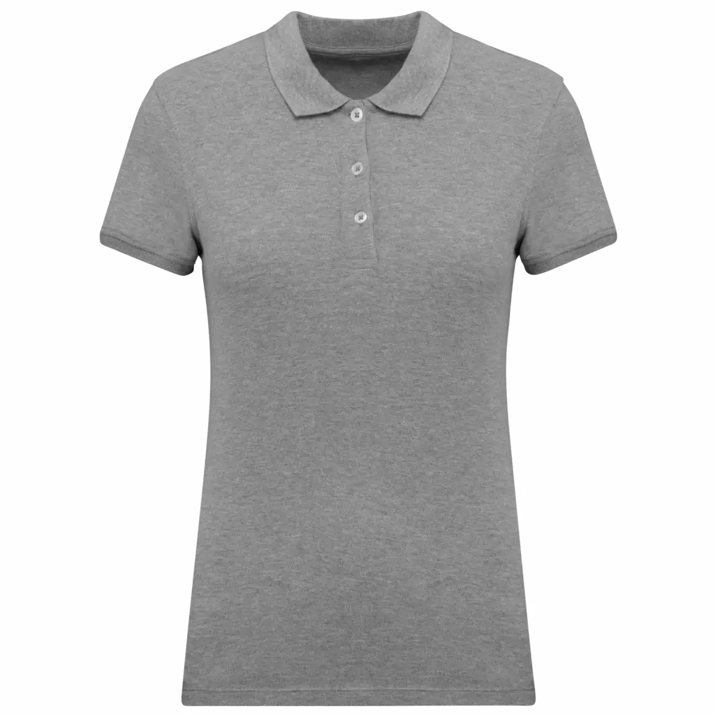Piqué damespolo, oxford grey — productfoto 24